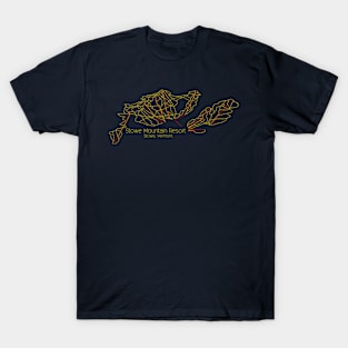 Stowe Trail Map T-Shirt